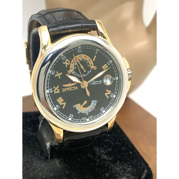 Invicta Men's Watch Limited Edition Swiss Automatic Platinum 18k Rose Gold 38mm - Picture 13 of 14